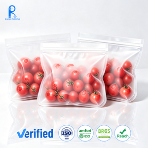 Sac de conservation alimentaire réutilisable, qualité alimentaire, étanche, compatible congélateur, pochette zippée, sac de stockage personnalisé pour produits frais, pour supermarchés et vente en gros - Product Image 1