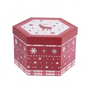 Nouvelles Boules de Noël 2025 – Boîte Cadeau Décorative Faite Main avec Autocollants, Cadeaux Anti-Chute Modèle 75189 – Vente en Gros - Product Image 2
