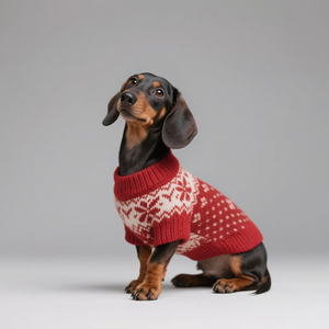 Joymay 2025 Summer Luxury Knitted Wool Dachshund Sweater <strong>for</strong> <strong>Dogs</strong> Trendying Pet <strong>Jumper</strong> with Custom Printing Private Label - Product Image 3