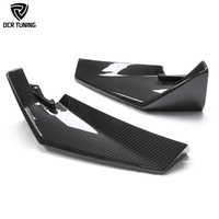 Alerón Delantero de Fibra de Carbono Seca Estilo CSL para BMW M3 G80 G82 G83 M4, Divisor de Parachoques de Carbono Real, Kit de Carrocería de 3 Piezas