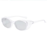 Nouvelles Lunettes de Sécurité PC Noir Rouge 2025 avec Verres Gris PC UV400 pour Homme - Vente en Gros Usine