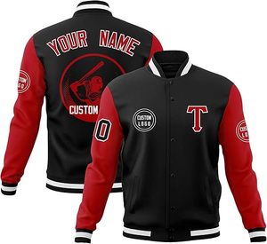 Custom Logo Baseball Varsity <b>Jacket</b> <b>Men</b> High Quality Embroidery Patchwork Letterman <b>Jacket</b> Sublimation Team Sportswear Coat - Product Image 2