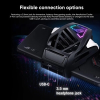 Ventilateur de refroidissement ROG X Pro pour téléphones mobiles de la série 9 9, contrôle de la température par IA semi-conductrice