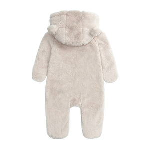 Set Tuta Invernale per Neonati Chuchupuff in Flanella a Maniche Lunghe con Cerniera in Velluto Integrale Unisex - Product Image 3