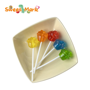 Piruleta con sabor a fruta en forma <span class=keywords><strong>de</strong></span> rosa, palitos <span class=keywords><strong>de</strong></span> aperitivos <span class=keywords><strong>de</strong></span> dulces duros mezclados empaquetados en una bolsa, golosinas dulces para niños y <span class=keywords><strong>adultos</strong></span> - Product Image 4
