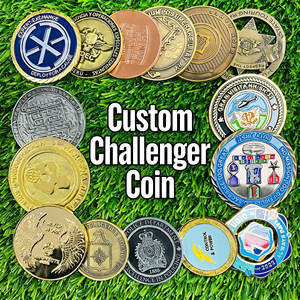 เหรียญที่ระลึกแบบกำหนดเอง ชุบทอง เงิน ทองเหลือง ทำจากโลหะผสมสังกะสี ปั๊มขึ้นรูป 3 มิติ เหรียญโลหะสะสมแบบกำหนดเอง - Product Image 2