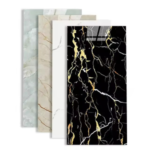 Panel <span class=keywords><strong>de</strong></span> PVC <span class=keywords><strong>con</strong></span> Efecto Mármol UV, Ignífugo, Superficie Mate o Brillante, Anticorrosión, Impermeable, Moderno, para Interiores, Hoteles, Hospitales, Apartamentos, Pasillos, Comercios - Product Image 1