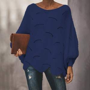 Primavera autunno girocollo in maglia Pullover maglione Casual manica lunga donna sciolto <span class=keywords><strong>Plus</strong></span> <span class=keywords><strong>Size</strong></span> maglioni da donna - Product Image 6