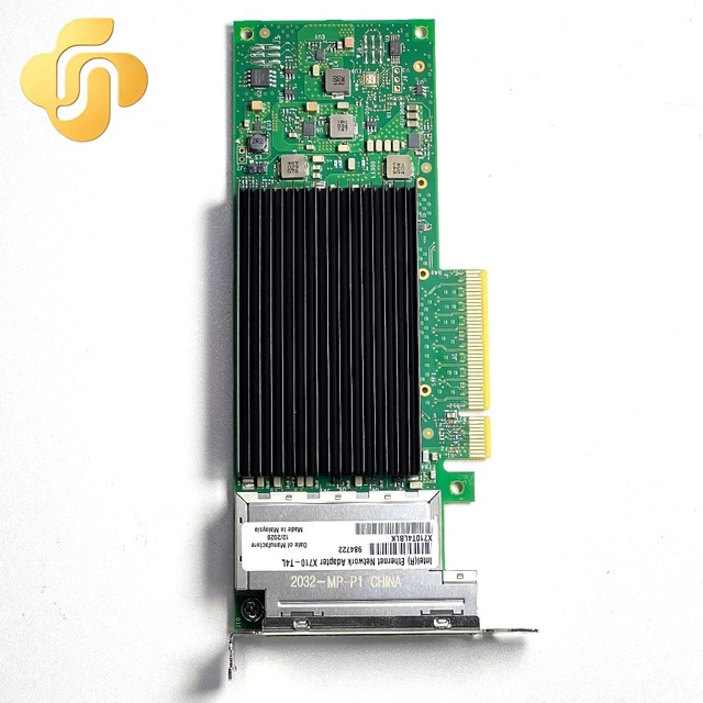 X710-T4L Quad Port 10GBASE-T PCIe Ethernet Network Card 10G RJ45 LAN Adapter for Server