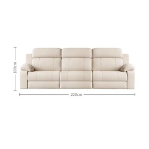 Modern Electric Leisure Sofa, <strong>Smart</strong> 3-seater Home Theater <strong>Furniture</strong> with Multifunctional Massage, Cooling, and Folding Features. - Product Image 3