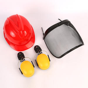 Casco de Seguridad Linyi con Orejeras Rojas, Reducción de Ruido 26 SNR, Protección para Obras de Construcción, Modelo 106 - Product Image 3