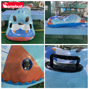 ห่วงยางสโนว์ทูปทรงสิงโตทะเล Samebust ขนาด 157x157 ซม. ทนทาน พกพาสะดวก ของเล่นสกีกลางแจ้งสำหรับผู้ใหญ่ - Product Image 5