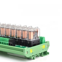 Module de relais d'interface 6 canaux 1NO+ 1NC à montage sur rail DIN G2R-1-E 16A ENTRÉE 12V Compatible PNP NPN Encapsulé dans de l'époxy