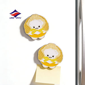 Aimants de réfrigérateur Longzhiyu 20Y en émail souple coloré, design de logo personnalisé, souvenir décoratif mignon pour la cuisine, le bureau, les voyages, cadeau - Product Image 5
