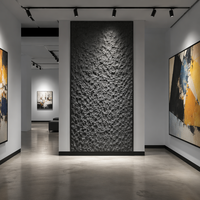 Revêtement mural souple en pierre légère, imperméable et facile à installer, design moderne pour hôtels et hôpitaux