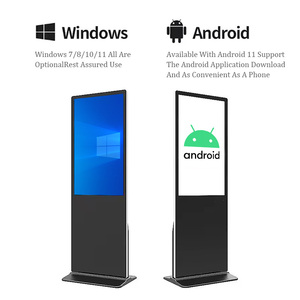 <strong>50</strong> 55 65 <strong>Inch</strong> Floor Standing Full Color Advertising Display <strong>Screen</strong> Indoor Vertical <strong>Touch</strong> Totem CMS Software LCD Digital Signage - Product Image 4