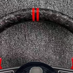 Volante de Fibra de Carbono Forjado Personalizado para <span class=keywords><strong>Audi</strong></span> C8 RS3 SQ5 B8.5 B9.5 Q3 S3 R8 A4 A5 A6 B6 RS7 SQ8 RS6 TT, Gran Venta - Product Image 5