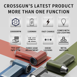 CROSSGUN 100000 RPM Mini ventilateur turbo électrique, souffleur d'air comprimé électrique à 4 vitesses, ventilateur à <span class=keywords><strong>jet</strong></span>, souffleur d'air comprimé électrique BS380FD, ventilateur turbo - Product Image 4