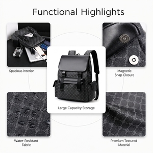 Zaino Geometrico 3D Personalizzato, Impermeabile, <span class=keywords><strong>per</strong></span> Laptop, da Viaggio, <span class=keywords><strong>per</strong></span> Uomo e <span class=keywords><strong>Donna</strong></span>, Sottile, Espandibile, Urbano, Quotidiano, <span class=keywords><strong>per</strong></span> <span class=keywords><strong>Ufficio</strong></span> - Product Image 3