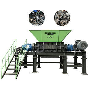Déchiqueteur à double arbre pour pièces automobiles sur mesure OEM, grande capacité, pour le recyclage et le broyage de moteurs usagés - Product Image 1