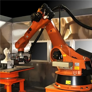 Machine de gravure robotisée à 6 axes <span class=keywords><strong>KUKA</strong></span>, <span class=keywords><strong>robot</strong></span> de gravure CNC pour bois, pierre, marbre et mousse, sculpture 3D - Product Image 3