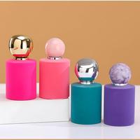 Flacons de parfum en fausse fourrure prêts à l'emploi, 50 ml, en verre transparent avec pompe pulvérisatrice, vides, 100 pièces, rechargeables, en gros