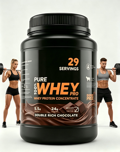 100% Proteína de Suero de Leche Aislada en Polvo, Alta en Proteínas (24g) para el Crecimiento Muscular y la Recuperación Post-Entrenamiento, Delicioso Sabor a Chocolate Doble, 899g - Product Image 4