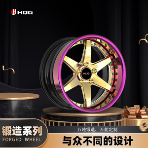 ล้ออลูมิเนียมแบบสามชิ้นขนาด 20 นิ้ว ขอบลึก ผลิตโดย HQG สำหรับรถยนต์เมอร์เซเดส-เบนซ์ และอื่นๆ - Product Image 2
