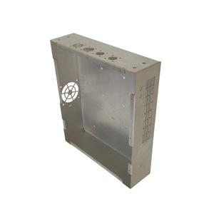 Aluminum Metal Box Custom Made With Laser Cutting And Bending For <b>Machine</b> Casing - Product Image 3