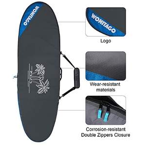 Échantillon gratuit Nouveau design Sacs de transport imperméables pour planche à pagaie debout Housse de surf Loisirs Pêche Double sac de voyage pour planche de surf - Product Image 2