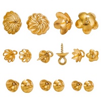 Bélières de cheville de perle et fermoirs à vis en acier inoxydable pour les perles à moitié percées et la fabrication de bijoux