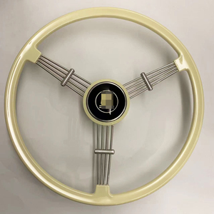 Volante clásico ABS <span class=keywords><strong>Vintage</strong></span> Banjo de 400mm para <span class=keywords><strong>Porsche</strong></span> 1950-1966 356 a B C PreA Parts - Product Image 1