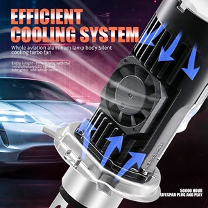 Hệ thống chiếu sáng tự động <span class=keywords><strong>Mini</strong></span> Y1MT H4 H7, đèn pha LED Bi-LED H4 với đèn laser, bóng đèn pha LED cho ô tô, xe máy - Product Image 2