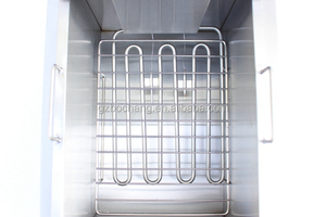 Freidora de patatas fritas de acero inoxidable, máquina de mesa de 6L + 6L, 2 tanques, 2 cestas, Comercial - Product Image 6