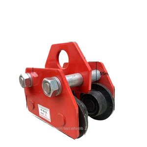 I-beam Aço Mão-empurrado Racing Car T-tipo Single-track Mão-puxando Polia Capacidade de Elevação 3 Toneladas 5 Toneladas - Product Image 1
