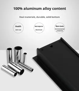 Recessed Space Aluminum Pulls-Minimalist Concealed Sliding <strong>Door</strong> Cabinet Dresser Handles for Kitchen <strong>Bedroom</strong> Living Room Wardrobe - Product Image 5