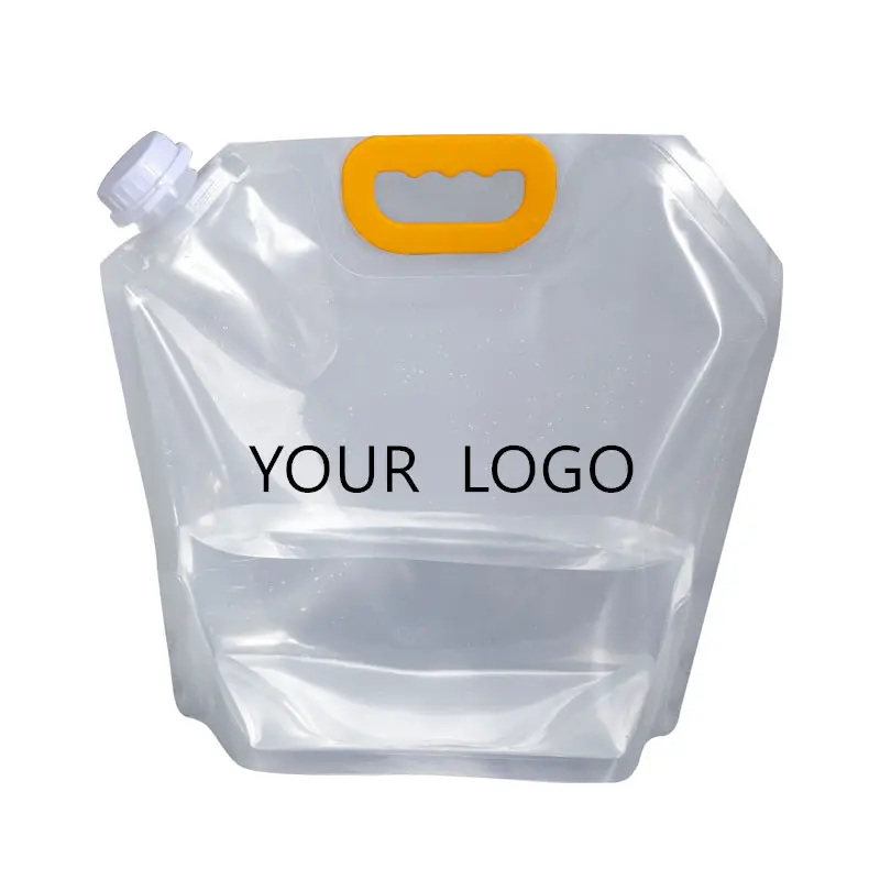 High Quality Food Grade Plastic 5 Liter 10L Foldable Alkaline Kangen Water Bag For Drink