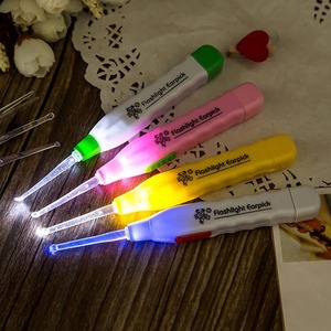 <b>Flashlight</b> Earpick Plastic <b>LED</b> Light Up Ear Cleaning Tool For Adults And Children Home Use - Product Image 1