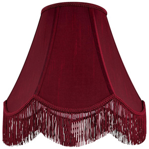 Abat-jour en tissu européen de 6x13x10,6 pouces avec franges pour lampe de table ou de bureau - Product Image 5