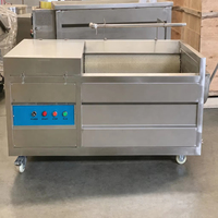 Industriële aardappel-, wortel- en yam-schilmachine van roestvrij staal 304