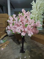 EG-VH016 Centre de table artificiel personnalisé pour mariage et baby shower, arbre de fleurs violettes, rose et lilas