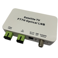 GFH2000-K TV terrestre numérique 1550nm et le récepteur optique RF satellite fonctionne avec le récepteur LNB multi-satellites et fibre