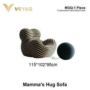 Sofá de Tela Ecológico e Innovador con Relleno de Esponja y Otomana en Caja para Apartamento, Embalaje para Envío por Correo de Wayfair - Product Image 5