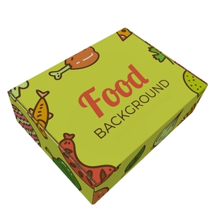 Laminación brillante Barnizado Alimentos Caja de papel Embalaje <span class=keywords><strong>Hamburguesas</strong></span> Comida rápida Sushi Hecho Papel Kraft Lámina de cartón Especificaciones - Product Image 6
