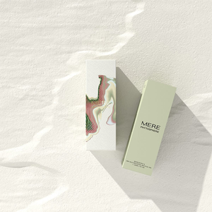 Vente en gros de dossiers cosmétiques écologiques personnalisés haut de gamme avec impression, papier texturé gaufré et doublure en éponge pour crème contour des yeux - Product Image 5