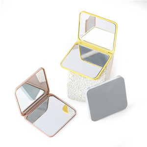 Đa Màu Xách Tay Nhỏ Gọn 2 Mặt Vuông <span class=keywords><strong>Mini</strong></span> Gấp Ví Gương Du Lịch Mỹ Phẩm Gương Cho Cô Gái Phụ Nữ Món Quà Hoàn Hảo Ý Tưởng - Product Image 2