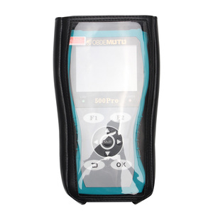 Étui en cuir pour scanner de <span class=keywords><strong>moto</strong></span> pour 100Pro/500Pro, housse étanche et anti-poussière avec fenêtre, sac de protection - Product Image 2