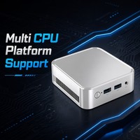 PC con Ventilador Integrado N150 N100, 4 LAN, 6 USB, 2COM, DP, HDMI, Sistema Windows Linux para Automatización Industrial