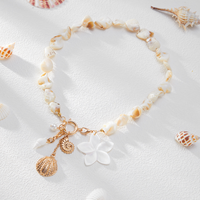 Nouveau collier pendentif en alliage de conque et étoile de mer accessoire à la mode et polyvalent plage coquille collier ensemble pour les femmes