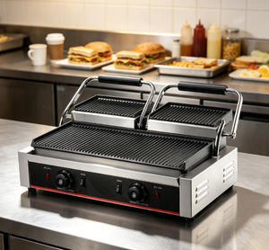 Piastra Elettrica per Sandwich BL-813, Griglia Portatile per <span class=keywords><strong>Panini</strong></span> con Timer per Uso Ristorante e Vendita - Product Image 1